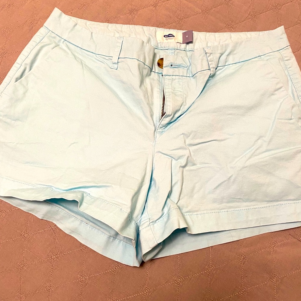 Baby blue shorts